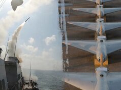 在針對伊朗的「史詩憤怒行動」中使用的美國軍火庫內部