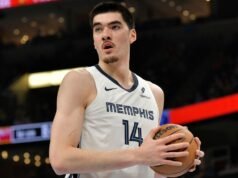 灰熊隊中鋒扎克·埃德因左腳踝受傷再次接受手術