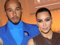 金卡戴珊 (Kim Kardashian) 和劉易斯漢密爾頓 (Lewis Hamilton) 與 North West 一起亮相 2026 年 Coachella 音樂節