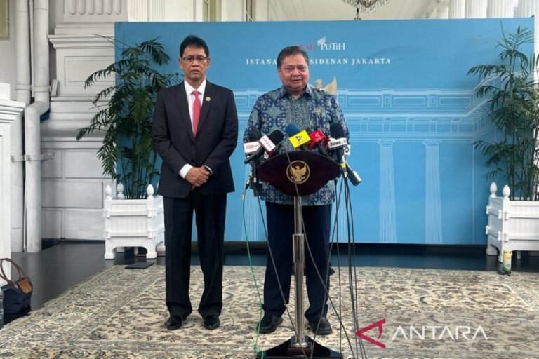 Airlangga 報告 Prabowo：商業協會讚賞 DSI 的成立