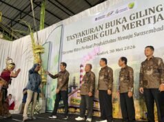 PG Meritjan Kediri 的目標是到 2026 年研磨 250 萬公擔甘蔗