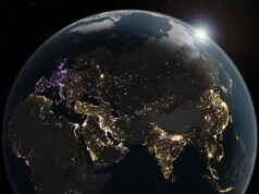 英國失明:美國太空總署地圖揭示了英國大部分地區陷入黑暗時世界各地夜間燈光的變化