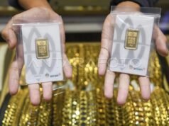週三上午,金價最終下跌 24,000 印尼盾,至 27.65 億印尼盾/克。