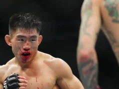 宋亞東在UFC澳門賽中擊敗菲格雷多,取得職業生涯的勝利