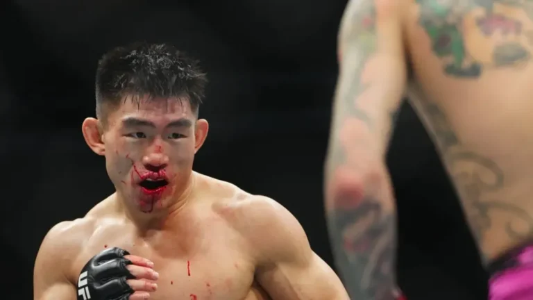 宋亞東在UFC澳門賽中擊敗菲格雷多，取得職業生涯的勝利
