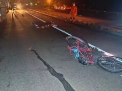 一名騎自行車的人在多拉多斯被 BR-163 皮卡車碾壓後死亡
