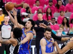 NBA 季後賽:在板凳球員的貢獻背後,俄克拉荷馬雷霆隊在第三場比賽中擊敗了馬刺隊