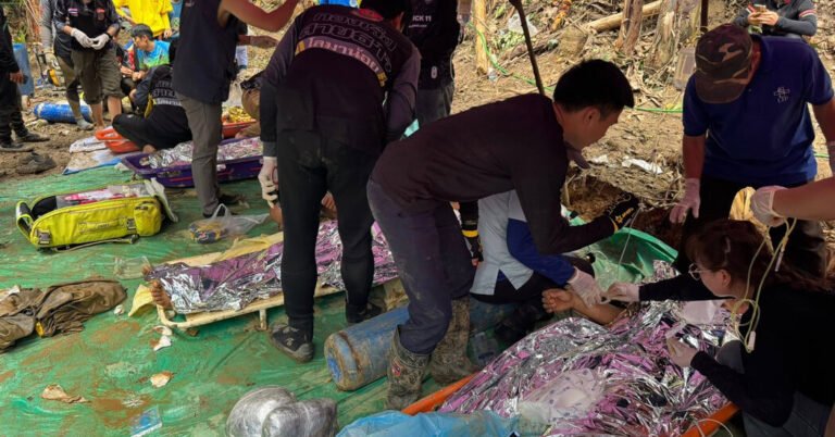 寮國洞穴救援經過一週多後，五人獲釋