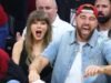 泰勒絲 (Taylor Swift) 和特拉維斯凱爾斯 (Travis Kelce) 在總決賽第三場比賽中大放異彩
