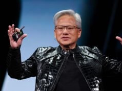 英偉達第一季營收 583.21 億美元,成長 210%
