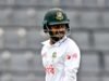 BAN vs PAK,第二次測試第 1 天即時比分:Shahzad 解僱 Muminul,孟加拉國 63/3