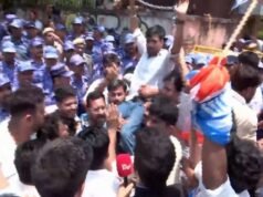 印度新聞|德里:NSUI 在 NTA 辦公室外舉行抗議,抗議 NEET UG 2026 論文洩露;要求禁止該機構並要求教育部長辭職