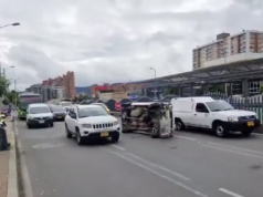 今天波哥大發生事故:一輛卡車在蘇巴翻車並造成交通堵塞 – Publimetro Columbia