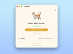 獨立應用程式評論:Cats Lock 是一款有趣的 Mac 應用,可以解決貓鍵盤垃圾郵件問題