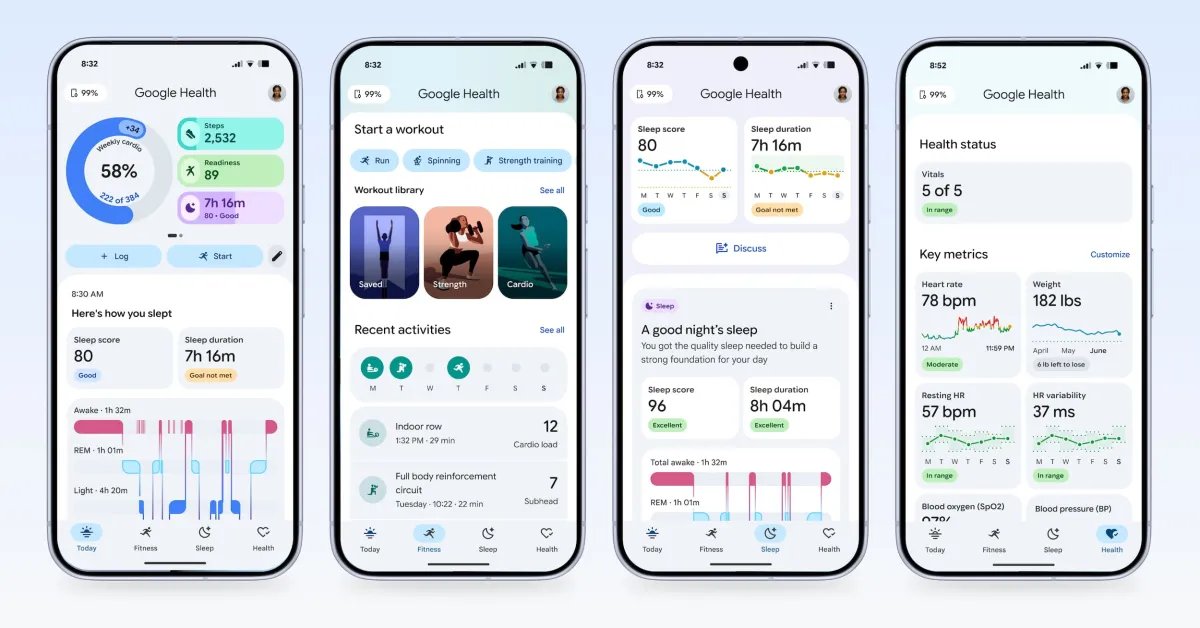 Google Health 5.0 透過適用於 Android 的新統計小工具進行擴展
