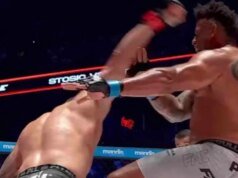 儘管體重優勢為 52 磅,格雷格哈迪還是被 UFC 老將達科斯托西奇殘酷擊倒
