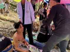 寮國救援人員成功解救被困山洞4人,2人失踪,搜尋工作正在進行中