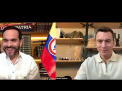 他們將阿韋拉多·德拉埃斯普里拉 (Abelardo de la Esprilla) 描述為“國家叛徒”,因為他與諾博亞 (Noboa) 會面 – Publimetro Columbia