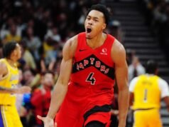 猛龍隊的斯科蒂·巴恩斯入選 NBA 最佳防守陣容第二隊