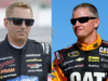 傑夫伯頓 (Jeff Burton) 在痛苦的納斯卡名人堂冷落後,情緒激動地放棄了格雷格比夫爾 (Greg Biffle) 的入職儀式