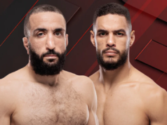 UFC Vegas 118 比賽因受傷被迫退出