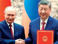 隨著習近平和普丁針對川普的金頂計劃,中俄關係進一步深化。