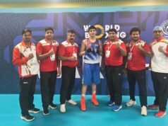 印度體育報道,5 月 12 日:Lakshay 參加亞洲 U-17 拳擊錦標賽金牌戰
