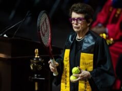 Billie Jean King,82 歲,畢業於加州州立大學洛杉磯分校