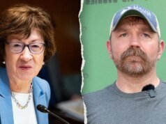 參議員蘇珊柯林斯 (Susan Collins) 撕毀了對手嘲笑美國士兵的 Reddit 帖子。受傷