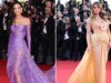 黛米摩爾 (Demi Moore) 身穿紅色禮服亮相戛納,名流在地毯上驚艷亮相