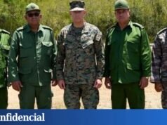 美國和古巴高級軍事指揮官在關塔那摩會面