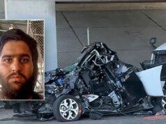 一名非法移民卡車司機在洛迪附近發生嚴重事故後被捕。加州