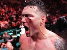 克里斯·韋德曼(Chris Weidman)對科爾比·卡溫頓(Colby Covington)喊出他感到驚訝:“我不是狄龍·丹尼斯……我想我會粉碎他”