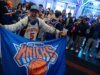尼克斯隊自 1999 年以來首次闖入 NBA 總決賽後,球迷們離開紐約時一片混亂:’