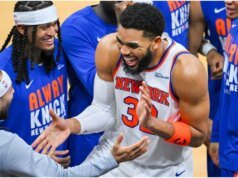 尼克隊在第四場比賽中擊敗騎士隊,橫掃 2025 年 NBA 總決賽門票。