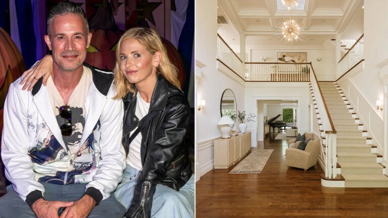 莎拉·米歇爾·蓋拉 (Sarah Michelle Gellar) 和小弗雷迪·普林茲 (Freddie Prinze Jr.) 以 1050 萬美元掛牌出售布倫特伍德 (Brentwood) 住宅