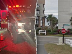 在南卡羅來納州的一個自行車節上,官員讓 19 人騎自行車。