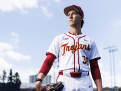 南加州大學王牌梅森愛德華茲 (Mason Edwards) 為進入 NCAA 地區賽的投手丘帶來歡樂