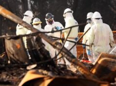 聯邦政府宣布伊頓火災清理工作成功。你的證據顯示相反的情況