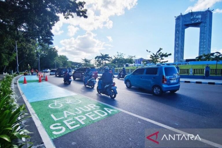 Palangka Raya自行車道的安排得到積極回應