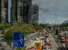 香港因致命公寓火災起訴七人和兩家公司