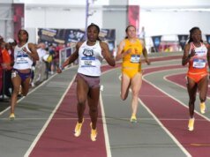 NCAA 大師班結束後,阿德賈霍奇 (Adeja Hodge) 登上歷史榜單,成為 11 屆奧運獎牌得主