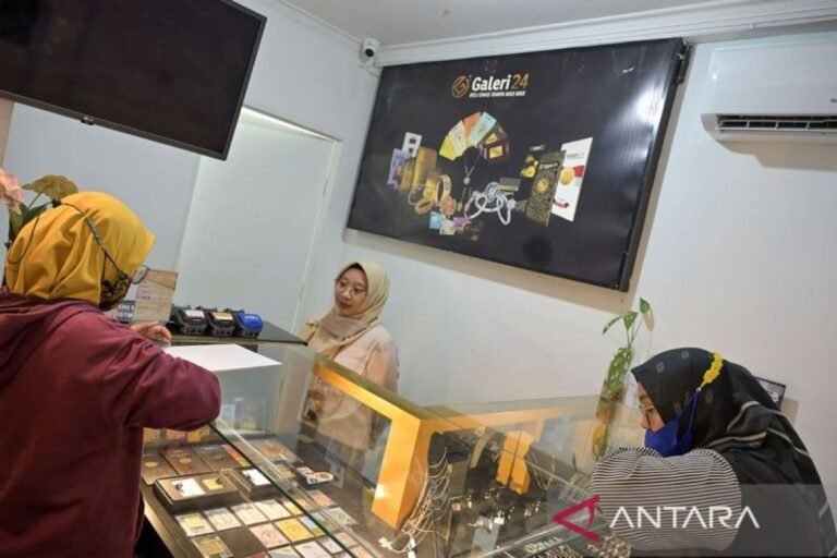 Pegadaian 週一早晨 UBS-Antam-Galeri24 黃金價格完整列表