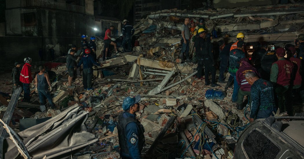 委內瑞拉即時更新：救援人員瘋狂搜尋地震倖存者，死亡人數上升