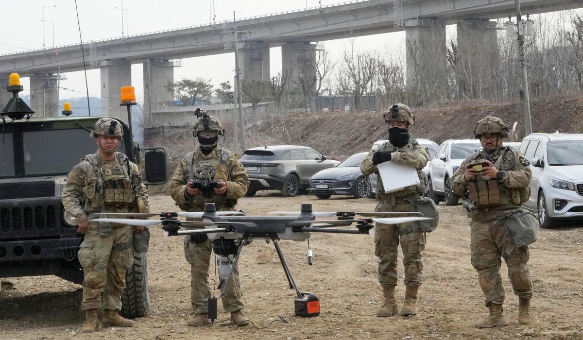 韓國軍方正在大規模部署無人機