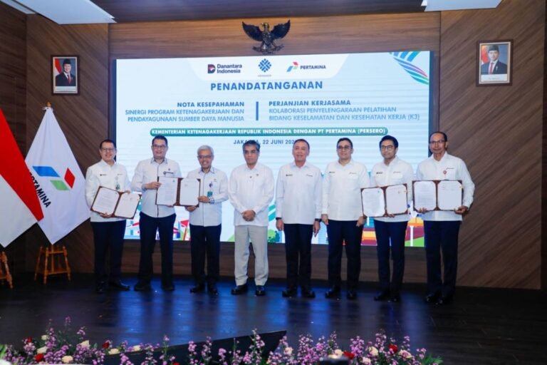 人力部–Pertamina 合作進行人力資源開發和 K3 培訓