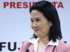 藤森惠子在第二輪控制結束後贏得秘魯總統職位