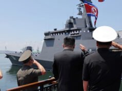 北韓部署第一艘驅逐艦並承諾跨海投射核能