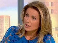 “我在 GMB 上,鏡頭停止轉動後,蘇珊娜·里德 (Susanna Reid) 露出了真面目。”