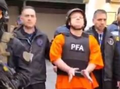 安德烈斯·普林·阿科斯塔,與聖達菲販毒有關的逃犯被捕
